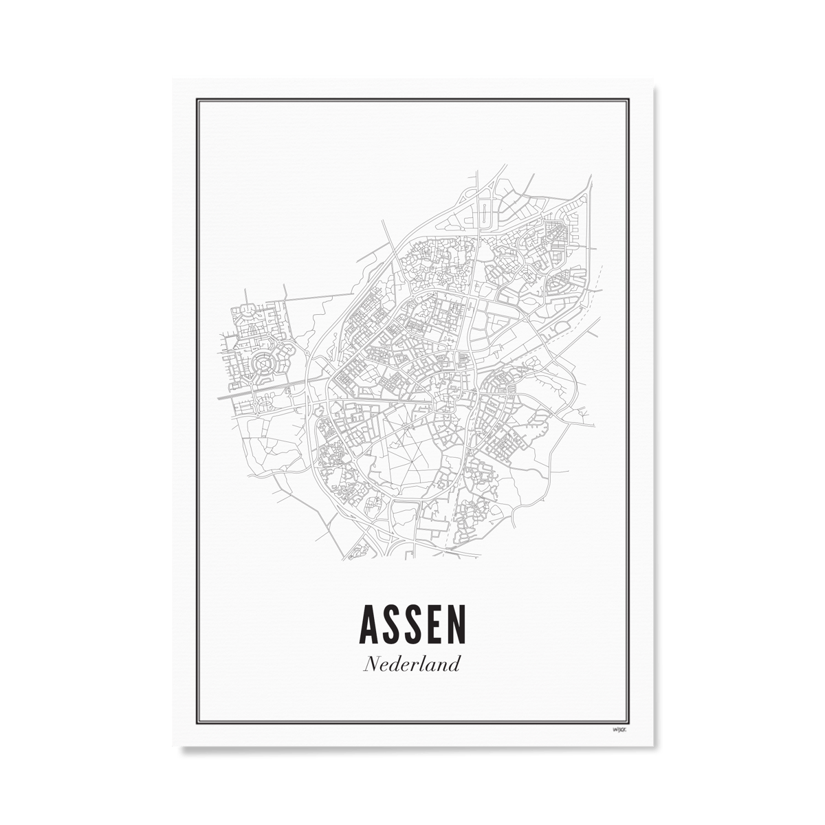 Poster of Assen - City | WIJCK.